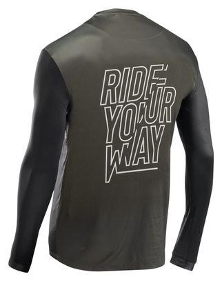 Northwave Sharp Long Sleeve Jersey Zwart/Groen S