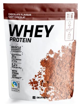 Whey Protein Pulver Decathlon Nutrition Chocolat 900g