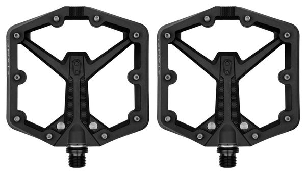 Crankbrothers Stamp 1 Gen 2 - Grote Platte Pedalen Zwart