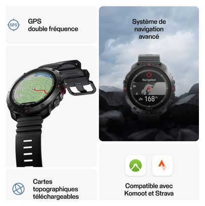Polar Grit X2 Pro GPS Horloge Black Night