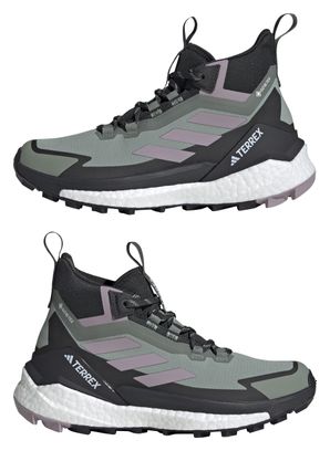 adidas Terrex Free Hiker 2.0 GTX Grey Black Women's Hiking Shoes