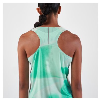 Camiseta de tirantes de running para mujer Kiprun Run 900 Light Verde