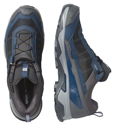 Zapatillas de senderismo Salomon X Ultra 5 GTX azul/gris para hombre