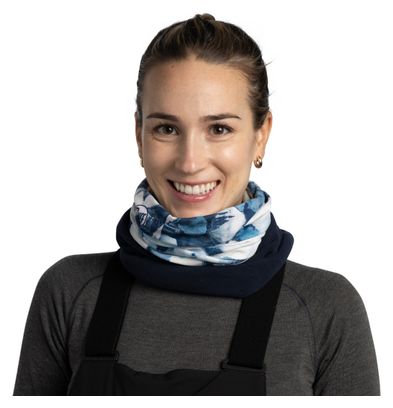 Sciarpa a collo Buff in pile Lowan Blue