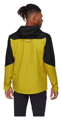 Veste Imperméable Mammut Convey Tour Hs Hooded Noir/Vert