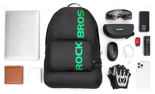 Sac à dos de sport pliable Rockbros H10-BK 18 L - noir