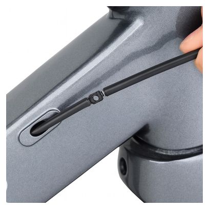 Herramienta de guiado de cable interno para bicicleta – Aluminio negro – 2 piezas