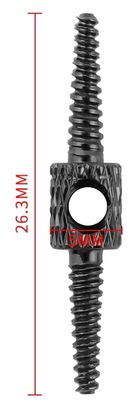 Herramienta de guiado de cable interno para bicicleta – Aluminio negro – 2 piezas