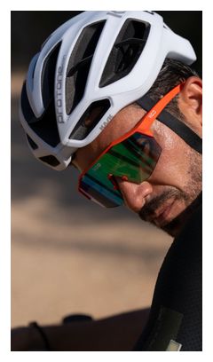 Koo Alibi oranje mat/groene spiegelbril