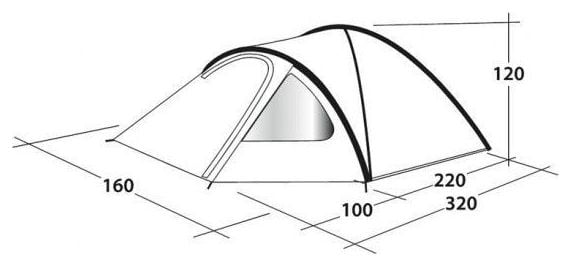 Tente de camping Outwell Cloud 2