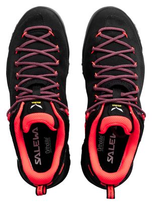 Salewa Wildfire Leather Gore-Tex Women's Hiking Shoes Black/Rose