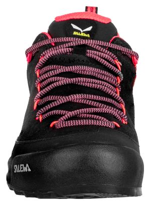 Salewa Wildfire Leather Gore-Tex Women's Hiking Shoes Black/Rose