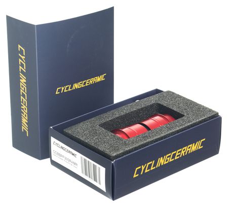 CyclingCeramic Pressfit 30 Sram GXP Bottom Bracket Red