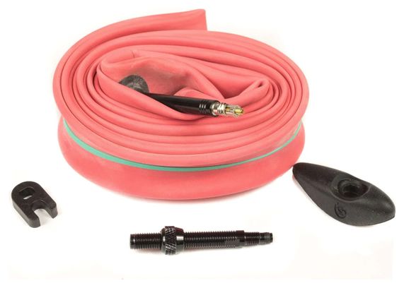 Silca Latex Binnenband 700 mm Presta 42 mm + 70mm Valve Extender w/SpeedShield