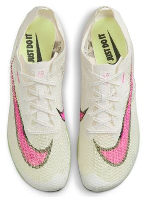 Chaussures d'Athlétisme Unisexe Nike Air Zoom Victory Blanc Rose Jaune