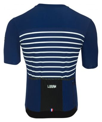 Refurbished Product - LeBram Ventoux Navy Short Sleeve Tailored Fit Jersey S