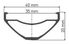 Rueda trasera DT Swiss M1900 Spline 27.5 '' / 35mm | 12x142mm | Sram XD 2019