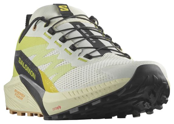 Trailschoenen Salomon Sense Ride 5 Geel Zwart