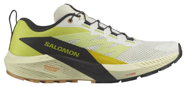 Trailschoenen Salomon Sense Ride 5 Geel Zwart
