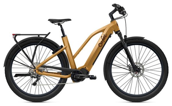 VTC Électrique O2 Feel Vern Urban Power 8.2 Mid Shimano Deore 10V 720 Wh 27.5'' Jaune Indiana