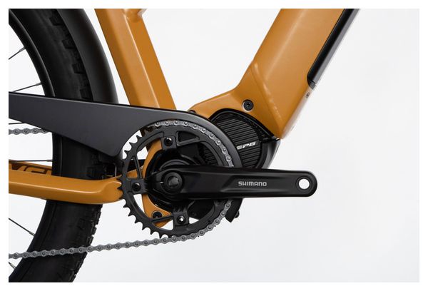 VTC Électrique O2 Feel Vern Urban Power 8.2 Mid Shimano Deore 10V 720 Wh 27.5'' Jaune Indiana