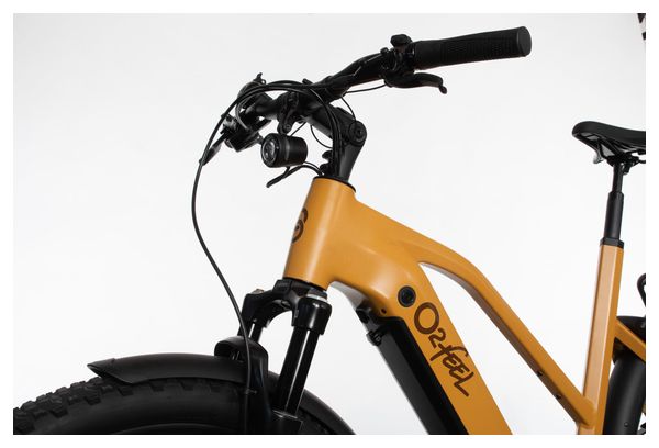 VTC Électrique O2 Feel Vern Urban Power 8.2 Mid Shimano Deore 10V 720 Wh 27.5'' Jaune Indiana