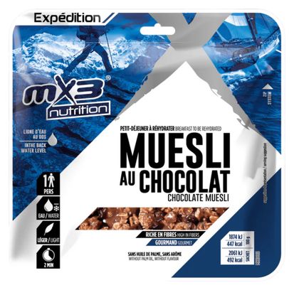 Gevriesdroogd Ontbijt MX3 Chocolade Muesli - 110g