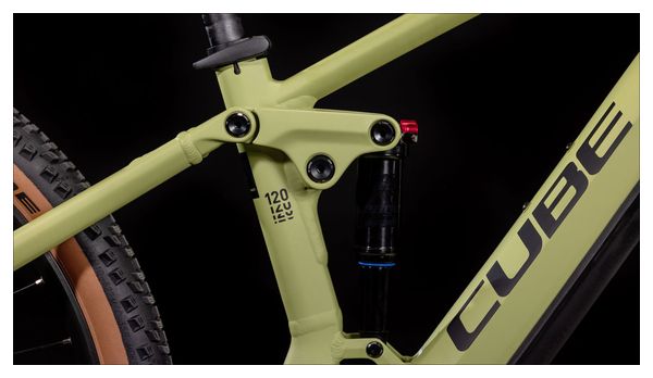 Cube Stereo Hybrid 120 One 750 Electric Full Suspension MTB Shimano Cues 10S 750 Wh 27.5'' Verde Oliva 2024