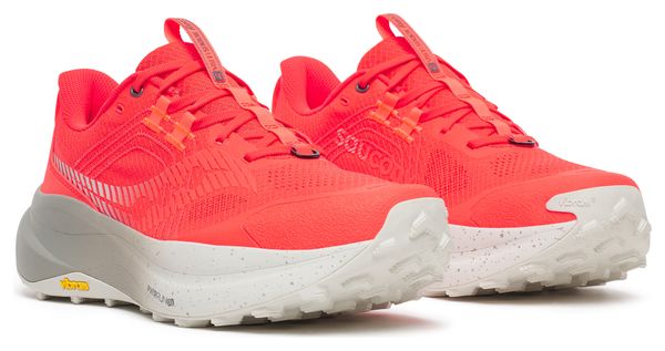Saucony Xodus Ultra 4 Red Men's Trail Running Shoes