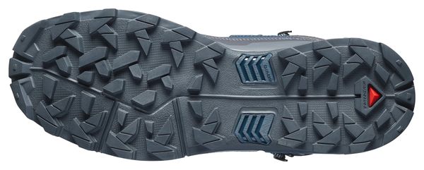 Salomon X Ultra 5 Mid GTX Men's Hiking Shoes - Blue/Gray
