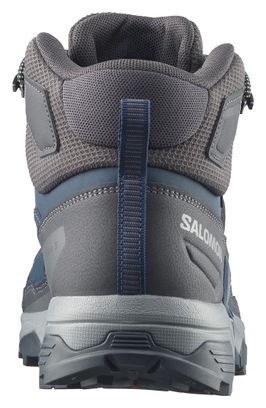 Salomon X Ultra 5 Mid GTX Men's Hiking Shoes - Blue/Gray