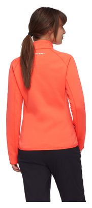 Fleecejacke Damen Mammut Aconcagua Orange