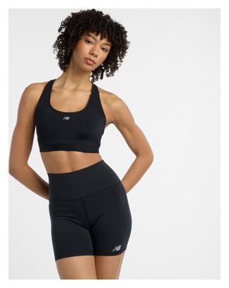 Sport-BH New Balance Essential Run Bra Schwarz Damen