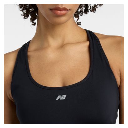 Sport-BH New Balance Essential Run Bra Schwarz Damen