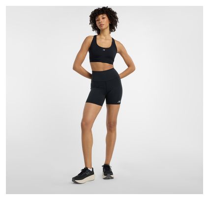 Sport-BH New Balance Essential Run Bra Schwarz Damen