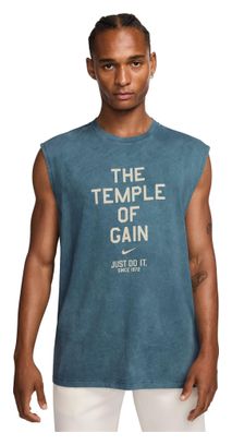 Camiseta de tirantes para hombre Nike Train Gym Culture Azul