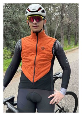 Gilet de Cyclisme Gravel Coupe-Vent ARCALIS Orange