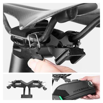 Sacoche de selle de vélo Rockbros C27-1 - Noir