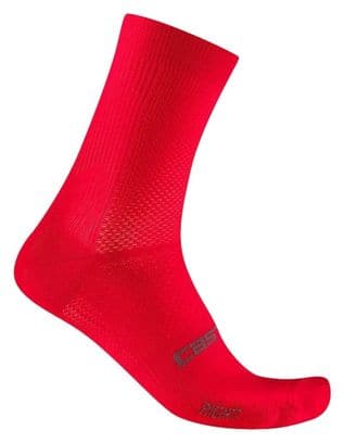 Castelli Espresso 2 Calze Donna Rosso