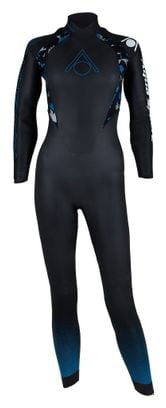 Aquasphere Aqua Skin Full Suit V3 Traje de neopreno para mujer Negro / Azul