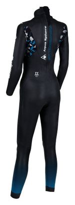 Combinaison Néoprène Femme Aquasphere Aqua Skin Full Suit V3 Noir / Bleu