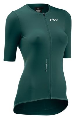 Maglia a maniche corte Northwave Essence verde unisex