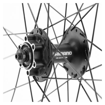 rueda MTB 29" maxx 25 disc delantera bujes negros Shimano m475 disc (compatible tubeless y tubetype) vae - todo terreno llanta exterior 31mm