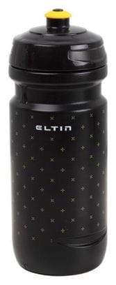 Bidon cyclisme Eltin 600ml noir et jaune