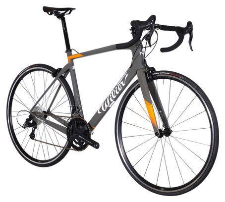 Wilier Triestina GTR Team Road Bike Campagnolo Centaur 11S Miche Reflex XL 700 mm Grey Orange 2023
