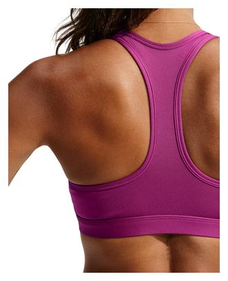Nike Swoosh sportbeha met gemiddelde ondersteuning, roze, voor dames