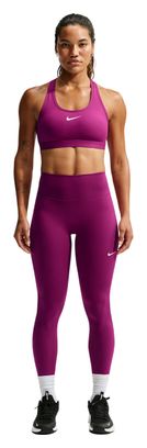 Nike Swoosh sportbeha met gemiddelde ondersteuning, roze, voor dames