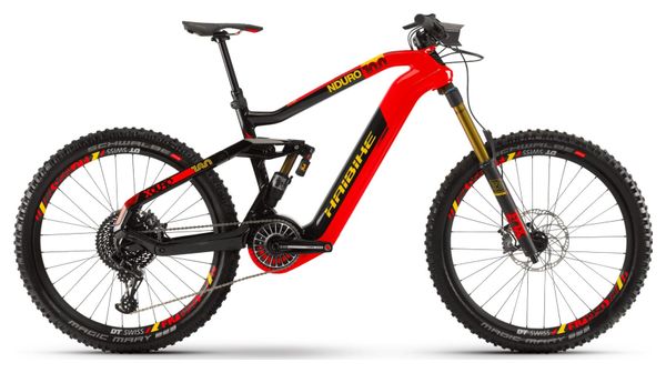 Produit Reconditionné - VTT Electrique Tout-Suspendu Haibike Nduro 10.0 Sram EX1 8V 27.5' 630Wh Rouge 2019