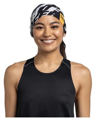Buff CoolNet UV Wide Hoofdband Zwart Wit
