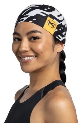 Buff CoolNet UV Wide Hoofdband Zwart Wit